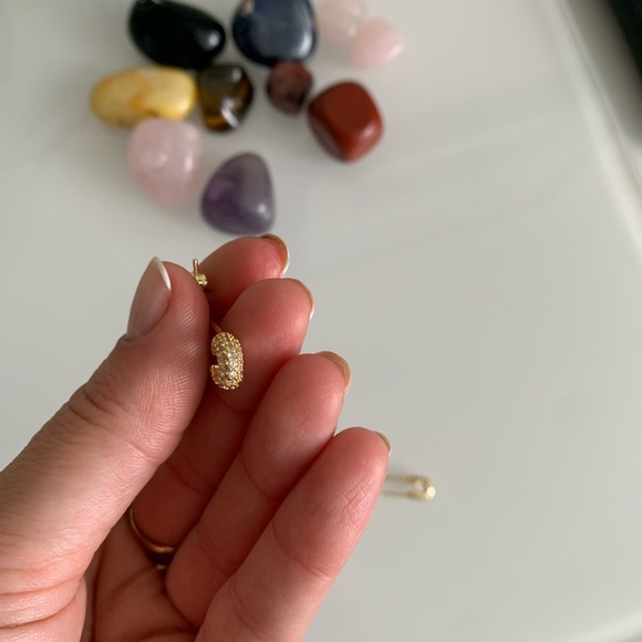 Gold plated silver 925 earrings - Picture 5 of 8